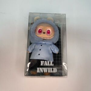 Cute Blue Hooded Bear Doll